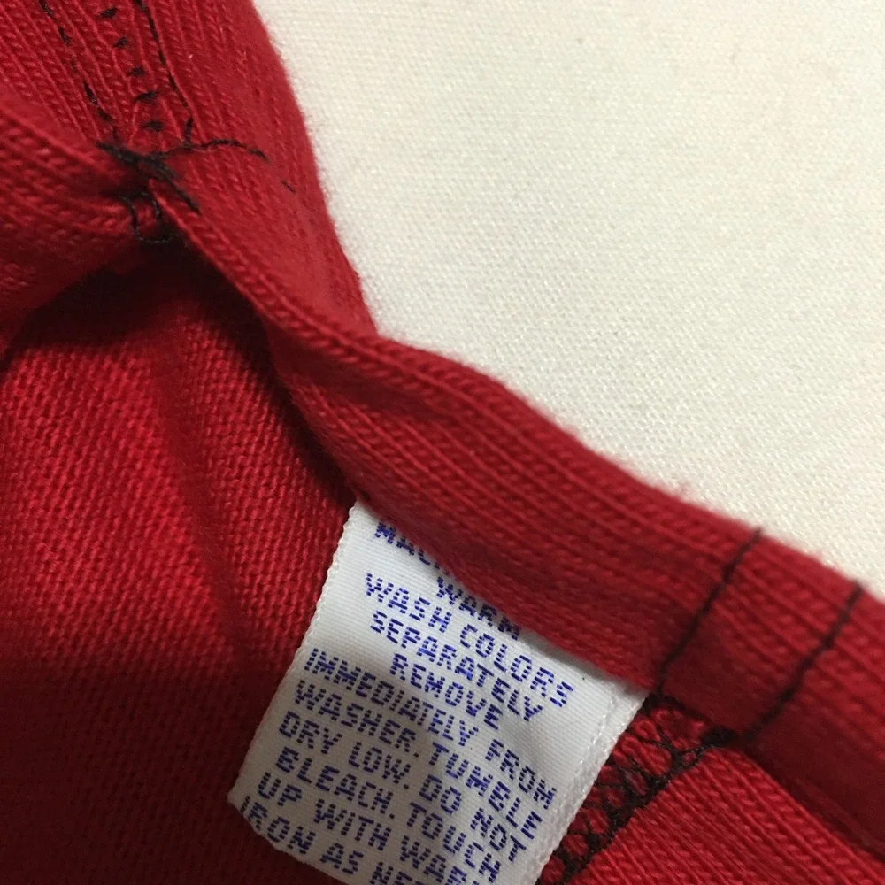 Polo Ralph Lauren Rugby Shirt Mens Medium Red Black Striped Elbow Patch